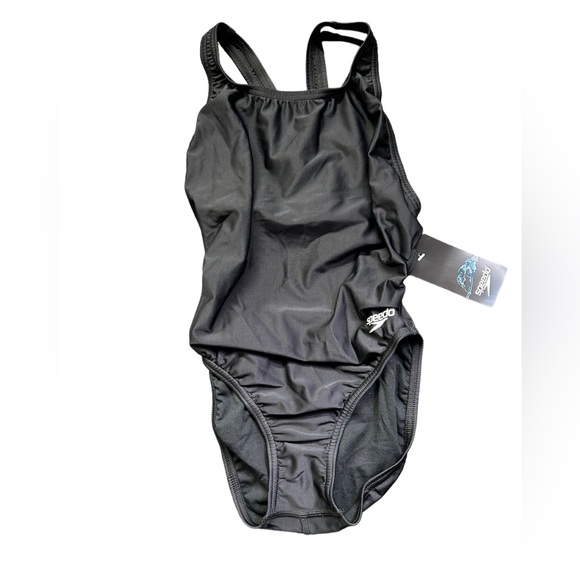 SPEEDO PRO-LT black racerback swimsuit athletic training competition size 30 NWT - Picture 6 of 6